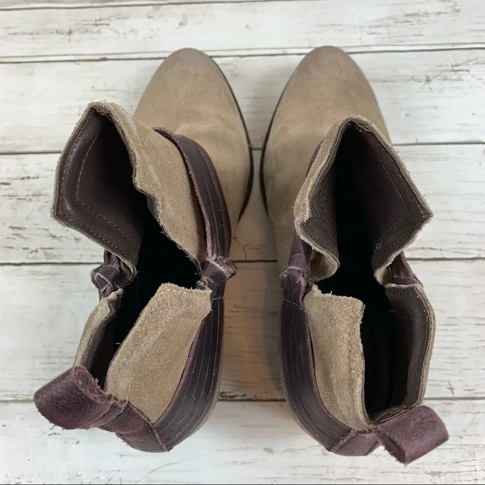 Diba Skiler Dust Brown Suede Leather Ankle Boots - Picture 8 of 13